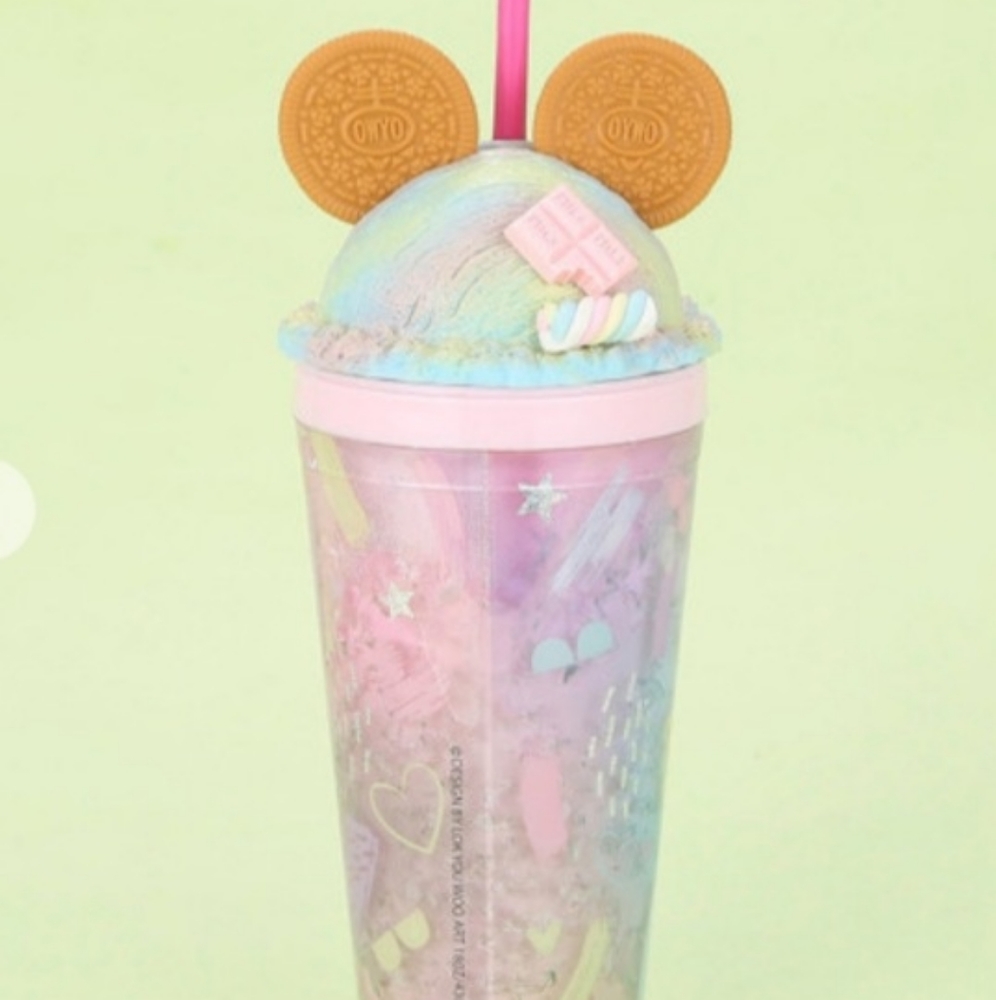 Cookie mouse ear drink cup